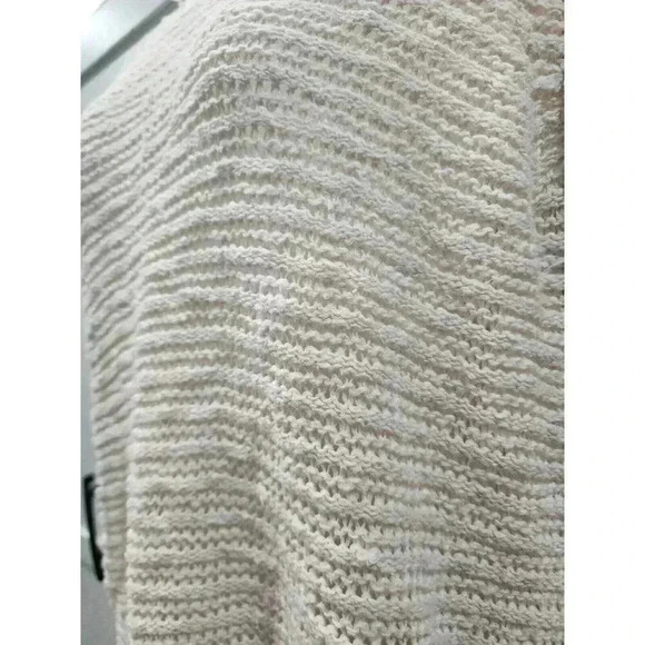 Vanity Womens Ivory Lace Bottom Sweater Size XL - Picture 3 of 7